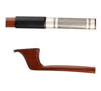 Violino Per Principianti Accessori Impugnatura In Legno Con Bastone Per Arco Per Violino Brazilwood Non Finito Avvolgimento In Filo Nero E Argento Per Arco Per Violino 4/4 Fai Da Te