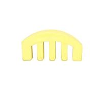 Violino Per Principianti Accessori Silenziatore Silenzioso A Cinque Punte In Gomma Professionale Per Violino Accessori Per Pratica Violino Strumento Musicale Muto 4 Colori (Color : Yellow)