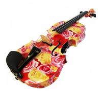 violino per principianti Applicabile Al Kit Violino Elettrico Acustico In Legno Massello 4/4 Multicolore Con Raccordi In Ebano (Color : 1003)