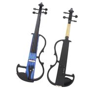 violino per principianti Applicabile Al Violino Elettrico 4/4 Con Corpo In Acero, Violino Elettrico Silenzioso Con Custodia Per Archetto, Cavo Per Cuffie, Parti Per Il Resto Della Spalla