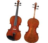 violino per principianti KIT Custodia Per Archetto Per Violino Con Retro In Fiamme, Violino 4/4 Avanzato, Artigianale, Professionale