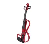 Violino Per Principianti Principianti Adulti Che Suonano Il Violino Elettrico Rosso Configurazione Completa