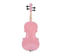 violino per principianti Set Di Esercizi Per Violino Luminoso Con Stecca 1/8 Per Violino Acustico, Corpo In Tiglio, Piastra Laterale Posteriore, Testa In Acero (Color : Pink)