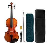 violino per principianti Set Di Violini Professionali Fatti A Mano 4/4 Violino Fiammato Con Top In Legno Europeo E Retro In Abete Con Custodia (Color : 057)