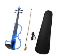 violino per principianti Set Violino Elettronico Blu Silent Set Da Trasporto Silenzioso Con Custodia Per Archetto