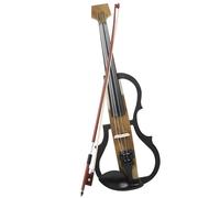 Violino per principianti Strumenti a corda per violino silenziosi professionali in fibra di carbonio(Camel)