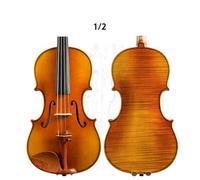 Violino Per Principianti Violino Antico Italiano Nostalgico Violino Palissandro/ebano Accessori(Rosewood 1/2)