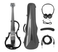 Violino per principianti Violino Elettrico Silenzioso 4/4 Con Custodia Per Il Trasporto Dell'arco Cavo Per Cuffie Violino Per Violino In Carbonio Senza Testa
