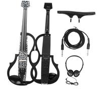 violino per principianti Violino Elettroacustico 4/4 Violino Elettrico Silenzioso In Fibra Di Carbonio Con Accessori Per Cuffie Con Cavo Per Arco Per Violino
