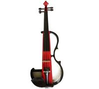 violino per principianti Violino Elettronico Fatto A Mano In Configurazione Ebano Per Principianti Per Suonare Lo Strumento Violino Elettroacustico Rosso (Color : Red)
