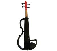 violino per principianti Violino Elettronico Fatto A Mano In Configurazione Ebano Per Principianti Per Suonare Lo Strumento Violino Elettroacustico Rosso (Color : Bk)