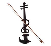 Violino Per Principianti Violino Elettronico Silenzioso In Legno Massello Adatto Ad Adulti E Principianti Bellissima Melodia(Dark Red)