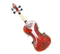 violino per principianti Violino Intagliato A Mano 4/4-1/8 In Legno Massiccio Studente Principiante Violino Rosso Strumenti Musicali Professionali Gratuiti (Color : 1/8)