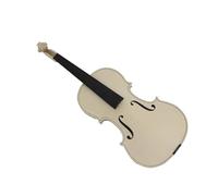 violino per principianti Violino Non Finito Violino Bianco Bianco Fatto A Mano Con Fondo In Acero Fiammato Essiccato Selettivo E Top In Abete (Color : Only Violin)