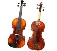 violino per principianti Violino Scolpito Modello Violino Fatto A Mano 4/4 Violino Con Custodia Per Corde A Ponte Ad Arco SET Dal Tono Ricco