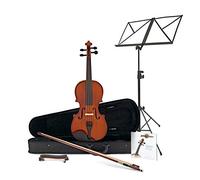 Violino per Studenti Dimensione 1/2 con Set di Accessori di Gear4music | Per Principianti di 6-10 Anni, Legni di Qualità, Meccaniche Fini per un Accordo Rapido, Spalliera e Leggio Inclusi