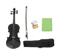 Violino Per Violino Acustico Leggero Nero A Grandezza Naturale 4/4 Con Arco Per Violino Per Principianti