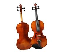 violino Piccolo Vernice Gommalacca Professionale Flame Fatta A Mano Per Violino 4/4
