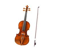 violino Piccolo Violino Glossy 4/4 Strumento Per Esercitazioni Essiccato All'aria Con Accessori In Legno Di Giuggiolo