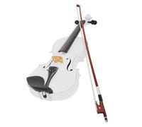 Violino Popolare In Legno Massello Principiante Adulto Che Suona Il 4/4 (White)