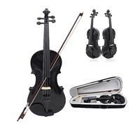 violino Popolare Violino In Legno Massello Per Principianti, Pratica Per Adulti Che Suona Il Violino 4/4 Strumento Per Violino A Grandezza Naturale (Color : Bk)