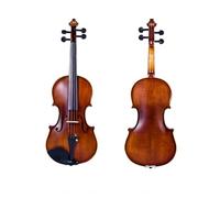 Violino Pratica Di Test Delle Prestazioni Del In Legno Massello 4/4 Strumento Musicale Occidentale Con Asciugatura All'aria Naturale Con Custodia Per Triangolare(4/4)