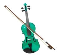 Violino Professionale 4/4 Violino In Legno Massello Violino Acustico Violino Verde Con Custodia In Panno Arco Strumento Musicale A Corde Violino Regali