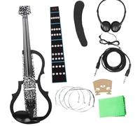 Violino professionale Lettere 4/4 Violino Elettroacustico Auricolari Per Violino Elettroacustico Silenzioso Intelligente Collegamento Di Accessori Per Violino