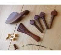 Violino Raccordi, Lussuosamente Intagliato, Pioli, Cordiera, Mento Riposo, Pin