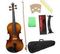 Violino Retro Matte Violino Acustico Violino Tiglio Per Violino Principiante Con Custodia E Accordatore E Arco E Strumenti A Corda Strumenti(Set2)