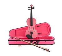 Violino rosa 1/2 con archetto e custodia per bambini 7-10 anni Gear4music