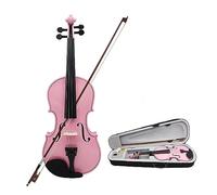 Violino Rosa 4/4 Pannello in Acero per Principianti Violino Adatto Corso di Musica Ornamento di Studio con Parti Pratiche (Color : Pink Violin)