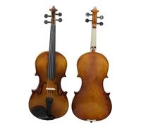 Violino Set 4/4 Violino acustico a grandezza naturale Pannello in tiglio Violino Violino con custodia Corde per arco Spalla Resto Tuner Panno (Color : 4/4)