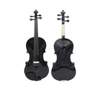 Violino Set 4/4 Violino acustico Pannello in tiglio Violino Violino in legno massello con custodia Arco per principianti