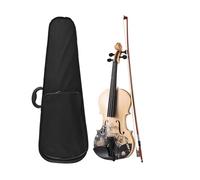 Violino Set 4/4 Violino acustico Topboard in tiglio Bordo posteriore in acero Scorrimento con custodia Arco 1/2 Violino per principianti (Color : 1/2)