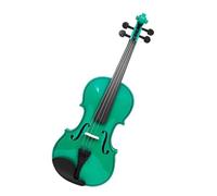 Violino Set 4/4 Violino in legno massello Violino acustico verde Professionisti Violino artigianale per strumenti a corde per principianti