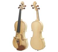 Violino Set 4/4 Violino Top in Abete Acero Craft Stripe Parti in Ebano Violino Artigianale per Principianti Professionisti Strumento a Corde