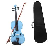 Violino Set Di Violini Per Strumenti A Corde Per Violino Acustico Per Principianti Professionisti Blu 4/4 Con Custodia Per Arco(Set1)
