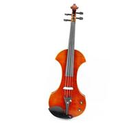 Violino Set Dimensioni 4/4 Con Corde Per Arco Per Violino Elettrico In Legno Massello Per Principianti Con Arco Per Custodia(A)
