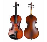 Violino Set Violino acustico in acero fiammato naturale 1/2 1/4 1/8 4/4 3/4 Violino antico opaco Strumento musicale a grandezza naturale con accessori (Color : 4/4)