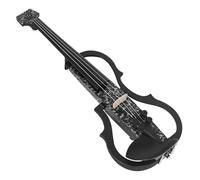 Violino Set Violino elettroacustico professionale 4/4 violino elettrico silenzioso senza testa in fibra di carbonio con accessori per cuffie con cavo per arco per violino (Color : 4/4)