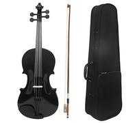 Violino Set Violino In Legno Massello 4/4 Per Principianti Per Adulti Pratica E Suona Il Pianoforte Violino Popolare Nero