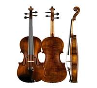Violino Set Violino per esame di grado professionale Principiante adulto Suonare il violino in legno massello (Color : Retro4/4)