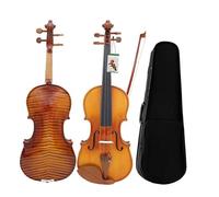 Violino Set Violino Professionale 4/4 3/4 1/2 Tiger Stripes Violino Acustico Luminoso Principiante Amante Della Musica Violino Con Custodia Arco(1/2)