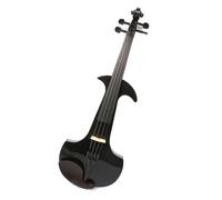 Violino silenzioso nero 4/4 con corpo in legno fatto a mano