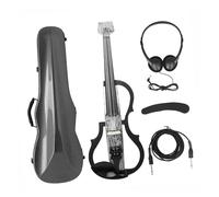 Violino Spalliera Professionale In Fibra Di Carbonio Per Violino 4/4 Con Archetto E Cavo Per Auricolari