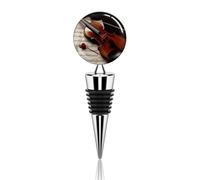 Violino spartito musica tappo bottiglia di vino tappi riutilizzabili bottiglia tappi sottovuoto tappo decorativo ideale risparmio vino accessorio regalo per bar feste matrimoni occasioni celebrazioni