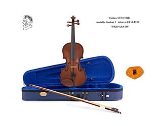Violino STENTOR VL1100 Student I misura 4/4 PREPARATO KIT CUSTODIA ARCO e PECE