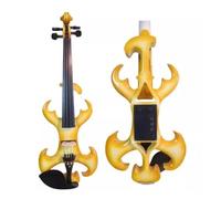 Violino Strumento A Corde Per Violino Elettrico 4/4 Cool Color Professional(Yellow)