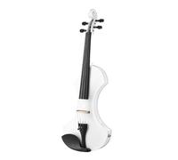 violino strumento musicale 4/4 Violino Elettrico Bianco Puro Per Principianti Con Pickup Forma Unica Adatto Per L'esecuzione Di Violinisti